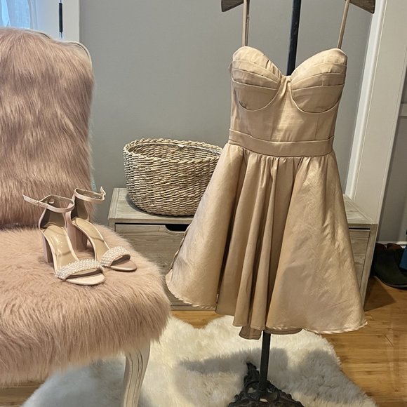 Windsor Zaida Formal Taffeta Skater Dress - Picture 5 of 9